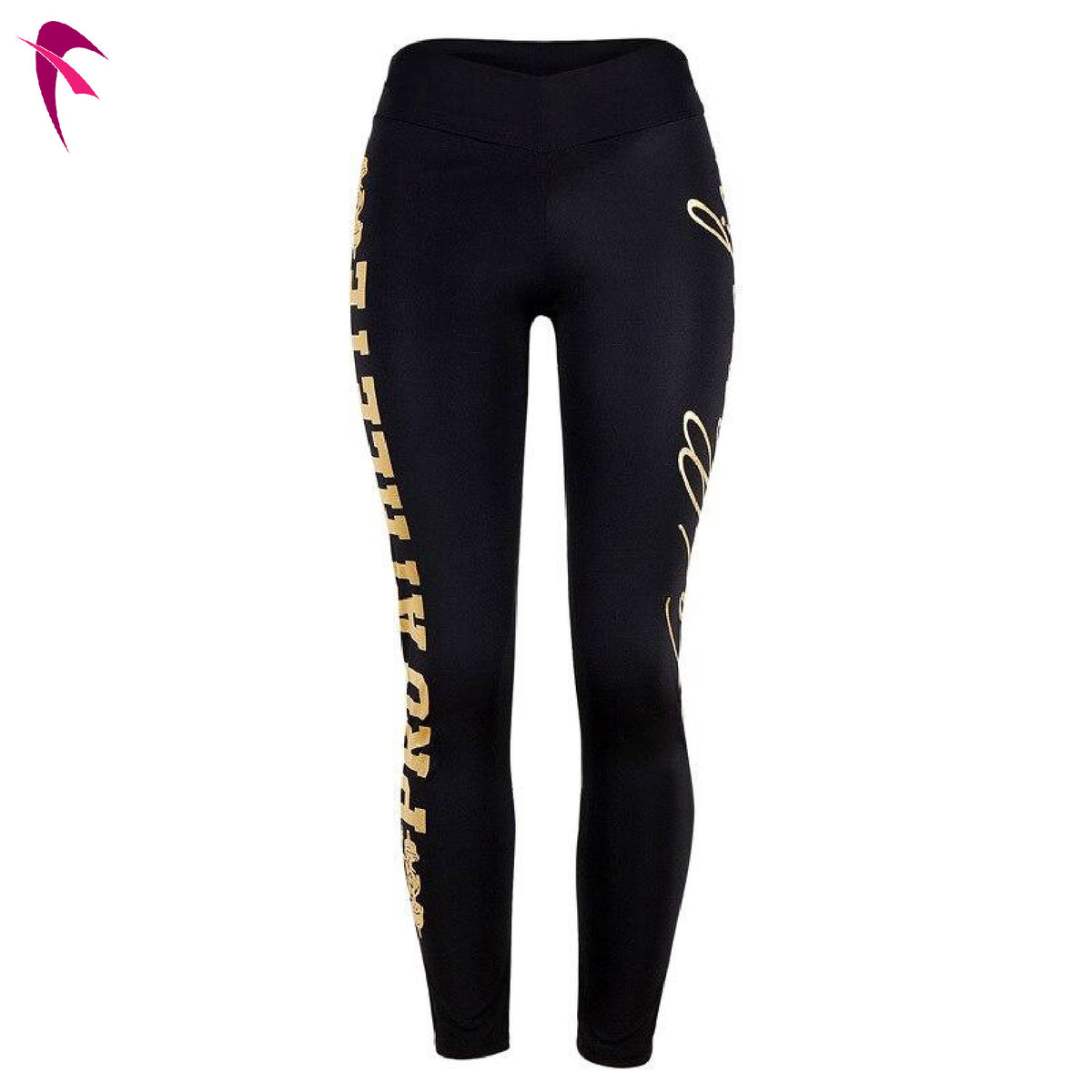 Letter Printing Leggings