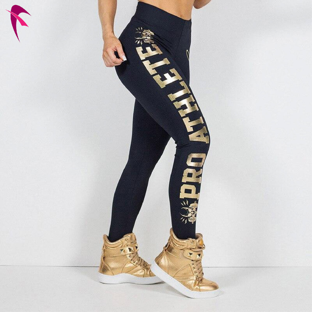Letter Printing Leggings
